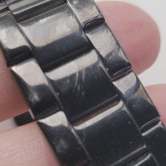 Fossil Womens Watch Black Dial Crystal Bezel Black Stainless Bracelet Quartz main image 4
